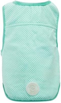 GF PET Elasto-Fit Ice Vest - Cooling Pet Vest for Dogs - Adjustable & Breathable Cooling Jacket - Comfortable Summer Wear for Dogs - 2XL, Aqua