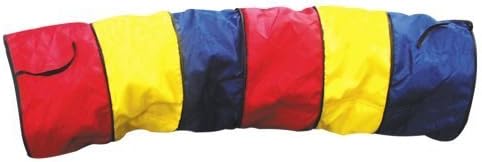 Rainbow Pop Collapsible Cubes Play Tunnel for Cats Color:Red Size:Pack of 2