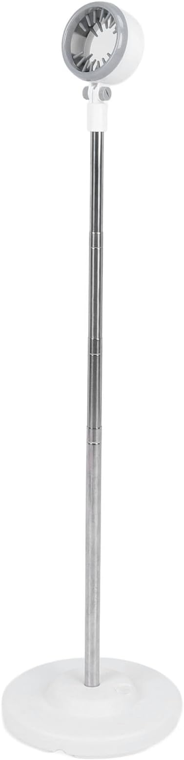 Standing Hair Dryer Holder Stand for Pet Grooming, Blow Dryer Stand with Water Filled Base, Telescopic Adjustable Height up to 55.1in, 360° Multi Angle Clamp for Floor or