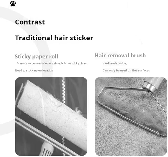 Electrostatic Pet Hair Remover Gloves (2-Pack) - Washable & Reusable Dog & Cat Hair Roller Alternative for Couch, Clothes & Car