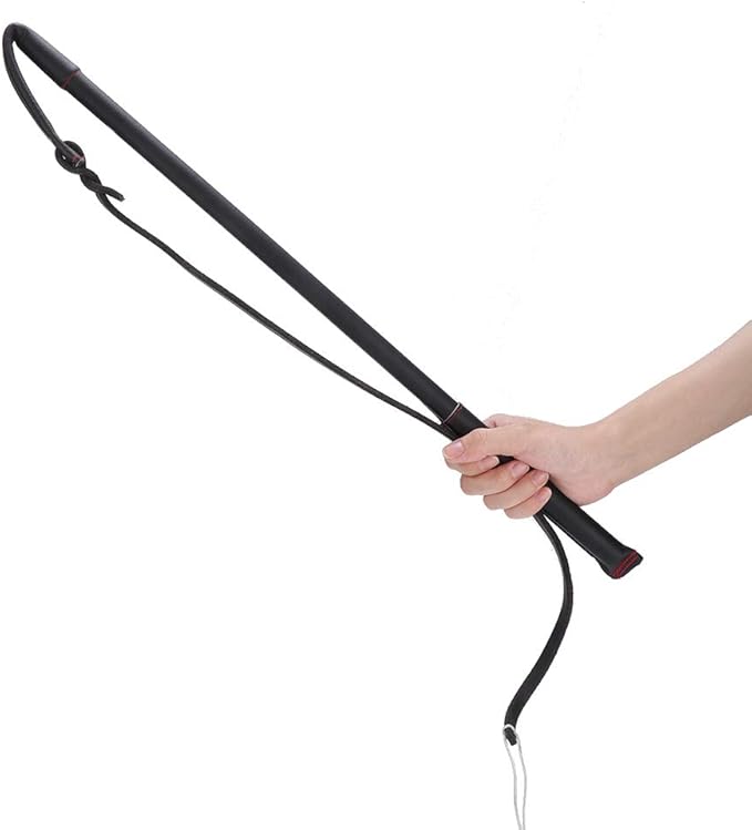 Dog Teaser Wand, Handle Length 20.7in Dog Whip, Band Length 37.4in Dogs Flirt Pole Toy Suitable for Daily Outdoor Exercises and Indoor Command Reinforcement for Medium and Large Dogs