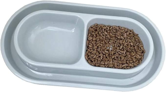 Cat Kitten Dish Dog Puppy Feeder Pet Bowl 3 Colors New Light Blue