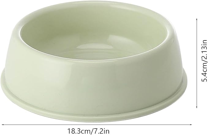 Heavy Duty Non-Slip Pet Bowl for Cats & Dogs - Thickened Spill-Proof Food & Water Dish with Wide Base, Tip-Proof Design for Pet Owners