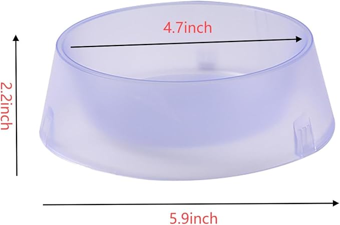 Pet Bowl Super Large Anti-Tipping Anti-Slip Design Heavy Duty Thickened Spill-Proof Food and Water Dish with Wide Base Tip-Proof Eco Friendly BPA Free Premium Pet Feeder for Cats and Dogs (Purple)