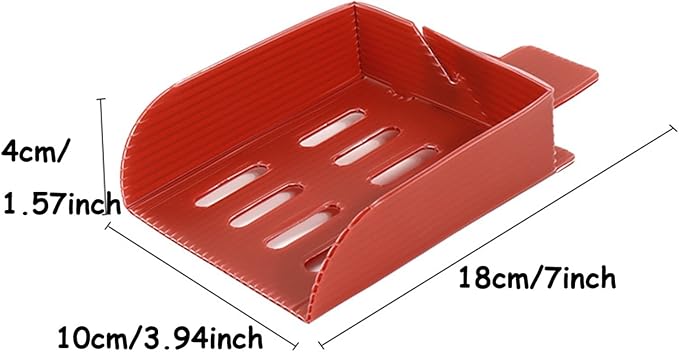8-Pack Disposable Foldable PP Cat Litter Scoops – Lightweight Portable Design for Travel, Camping, and Temporary Use, Random Colors