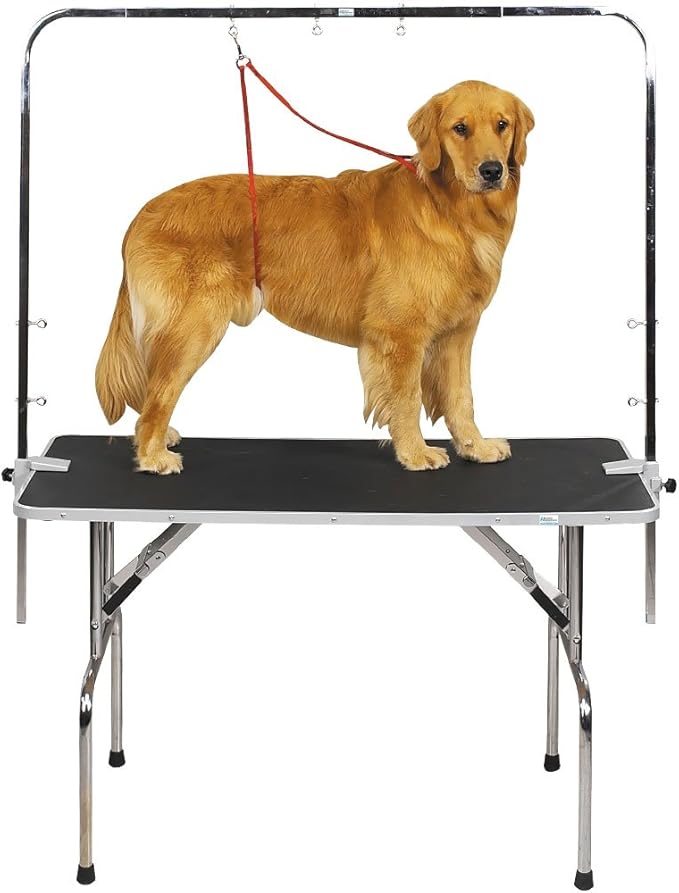 Master Equipment Zinc-Plated Steel Overhead Pet Grooming Arm (Designed to fit tables 36" to 48" in length),Grey