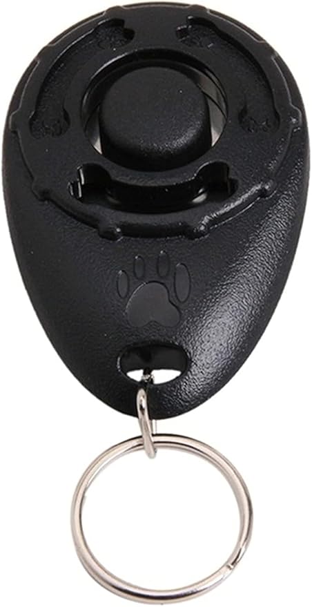 Jowxsx Black Dog Training Clicker with Wrist Strap Resistant Lightweight Pet Training Clicker for Cats Puppy Birds Horses Perfect for Behavioral Training Training Clickers