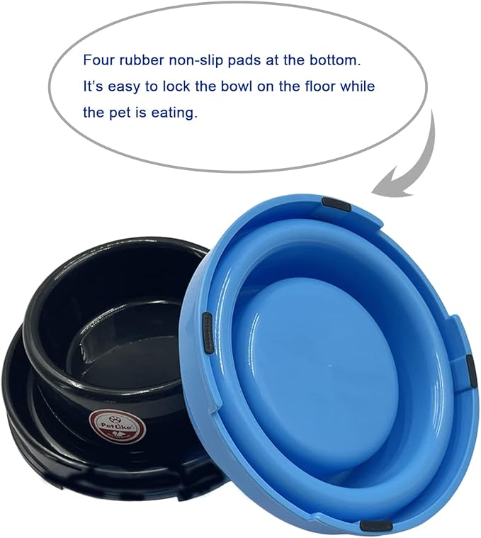 PetLike Ants Away Dog Bowls Pet Food Bowls, No Spill Cat Food Bowl Water Food Feeder Pet Dishes for Cat Puppies Small Medium Dogs…