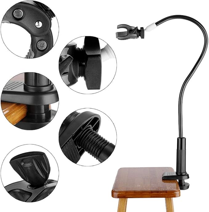 Zerodis Pet Hair Dryer Holder, Dog Pet Grooming Table Hair Dryer Stand Holder Hands Hands Dryer Holder Arm for Dogs Cat