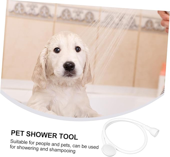 Happyyami Creative Pet Shower Sprayer for Dogs and Cats Handheld Bathing Tool with Long Hose Flexible Design for Easy Grooming and Shampooing for Indoor and Outdoor