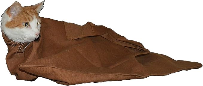 Acci-Don'ts Cat-in-the-Bag Pee Pad | Pack of 4 Absorbent Adhesive Disposable Liner for Large & X-Large Cat Carrier Bags | Pet Pee Pads for Vet Trips & Travel