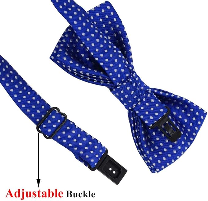 VICTHY Pet Bow Tie, Colorful Polka Dots Adorable Collar Butterfly Knot Puppy Adjustable Bow Ties for Dogs/Big Cats/Other Pets