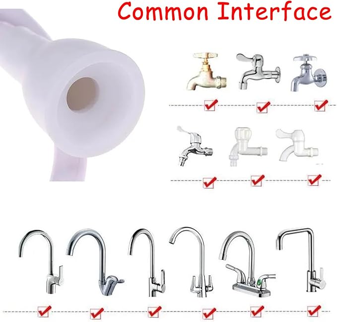 9.84ft/3m Sink Spray Hose,Portable Sink Hose Sprayer,Shampoo Sprayer Handheld Hose Shower Head Spray Hose for Bathing Baby,Pets,Washing Hair,Rinsing Vegetables