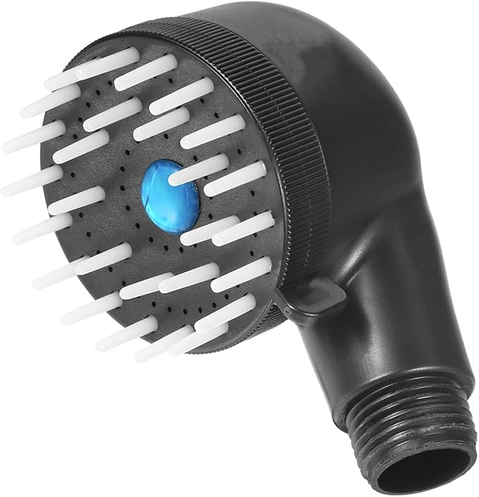 Pet Shower Sprayer Dog Bathing Tool with Massage Brush Flexible Cleaning Accessory for Easy Pet Grooming Skid Design Durable Hose