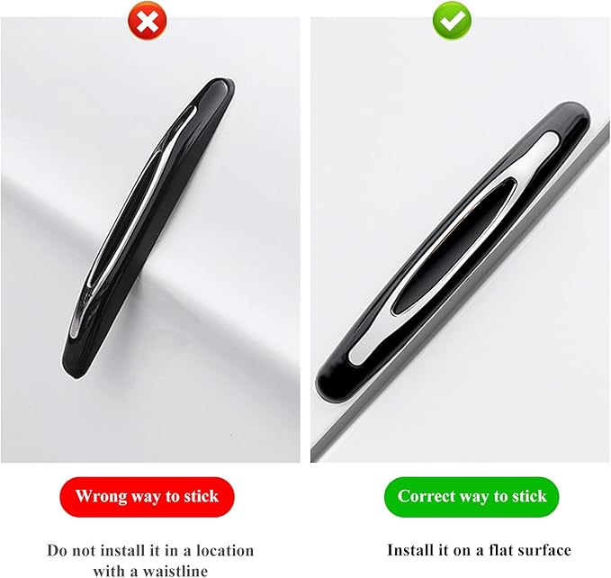 DXNQ 4 PCS Car Door Edge Guards, Anti-Scratch Door Edge Guards Trim Strip with Self Adhesive, Car Door Protector Bumper Guards for Most Cars Trucks SUVs, Exterior Car Accessories (Black)