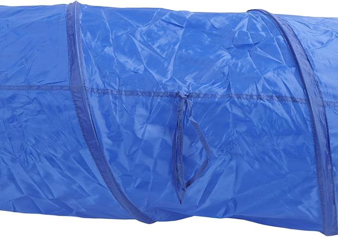 Dog Agility Tunnel, 19.7x118.1inch Foldable Dog Training Tunnel, Pet Agility with Carry Bag for Dogs Cats Outdoor Play