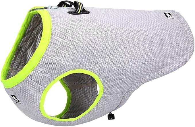 SGODA Dog Cooling Vest Harness Cooler Jacket Grey Green XX-Small