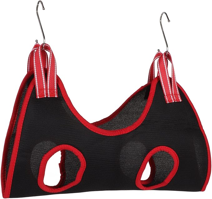 Dog Grooming Hammock, Dog Grooming Harness Breathable Dog Sling For Grooming Dog Hammock For Nail Trim Dog Hammock Restraint Bag with Nail Clipper Comb For Puppy Cat (M)
