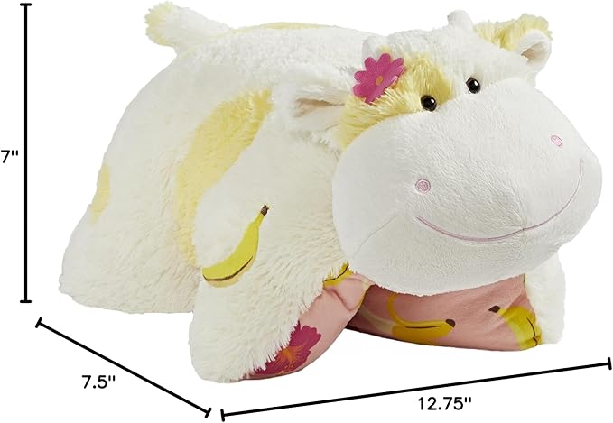 Pillow Pets Sweet Scented Banana Cow Stuffed Animal Plush Toy