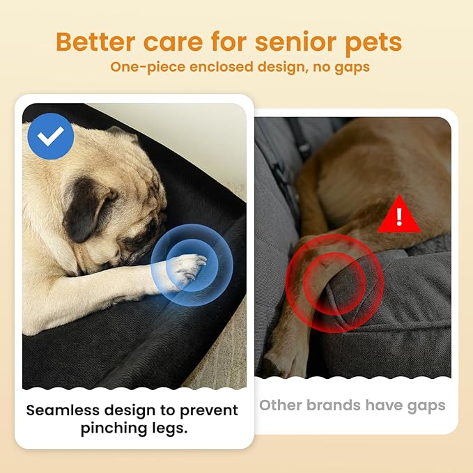 Elevated Dog Cat Car Safety Seat (Oversized)