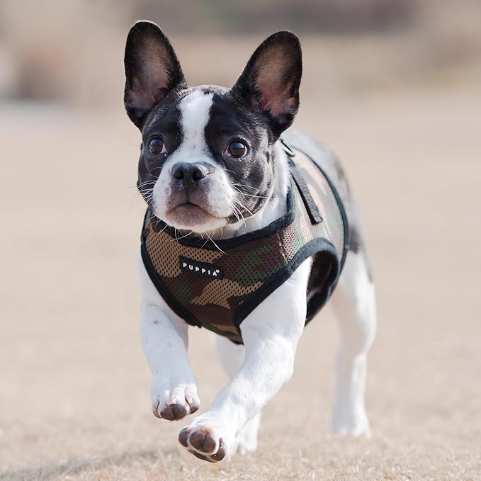 PUPPIA International Harness Soft B Vest, XX-Large, Camo