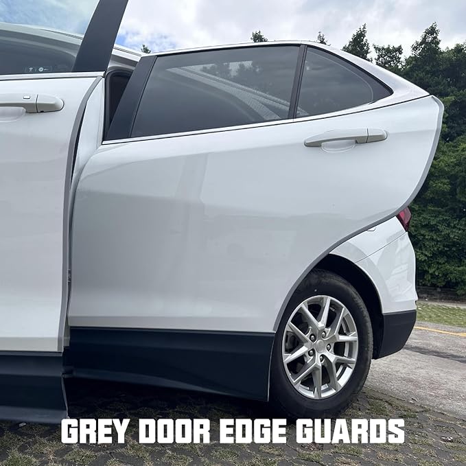 Winunite 16.4ft (5m) Car Door Edge Guards Light Gray – Self-Adhesive PVC, U-Shaped, Fits Most Vehicles, Fade-Resistant, Scratch- and Chip-Resistant – Reduces Dings in Parking Lots