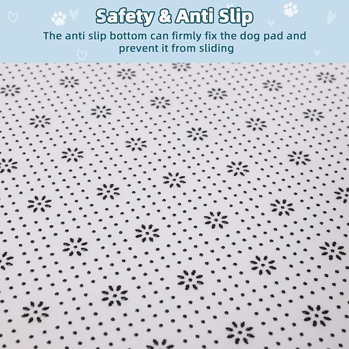 Dog Crate Pad Mat, Waterproof Kennel Cage Mat, Outdoor Pet Bed for Small Dogs, Outdoor Pet Bed with High Resilience Foam,Wipe Clean & Easy Rinse, Anti Slip 24 inch Graphite Grey