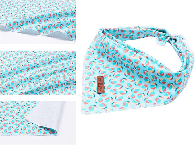 Lionet Paws Dog Bandana,Fabric Summer Dogs Kerchief for Small Medium Large Dogs,Dog Cotton Triangle Bibs Scarf for Girl Boy