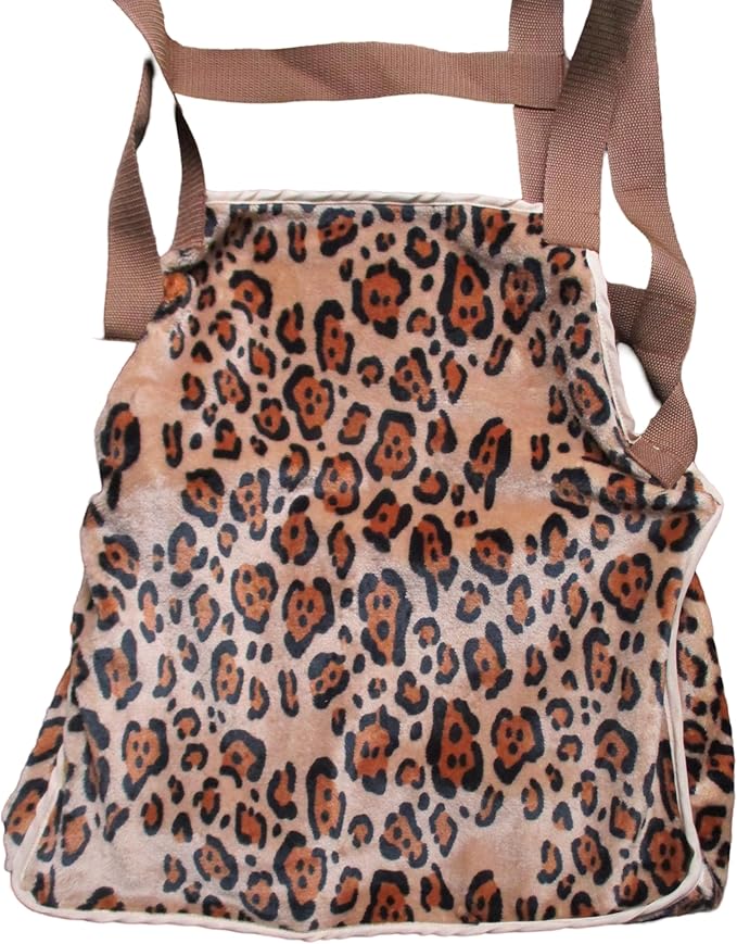 Pet Dog Cat Carrier for Lap Cat or Lap Dog Travel Shoulder Bag Sling Front Backpack Soft Plush Handmade (Brown)