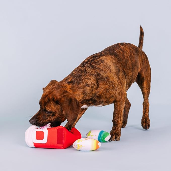 Fringe Studio Plush Dog Toy Set, Interactive Hide and Seek Play, Stay Cool, Pet Shop Collection (289250)
