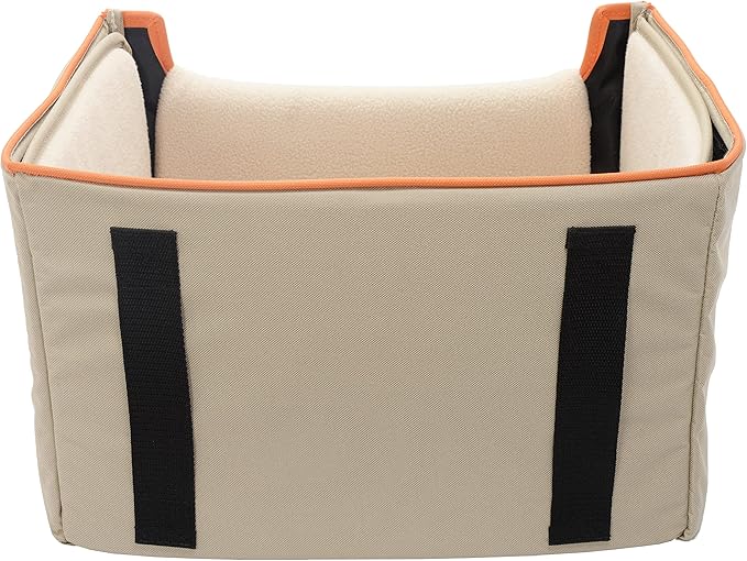 CO-PILOT Dog Car Seat, Foldable Dog Booster Seat for Small Dogs, Dog Car Harness