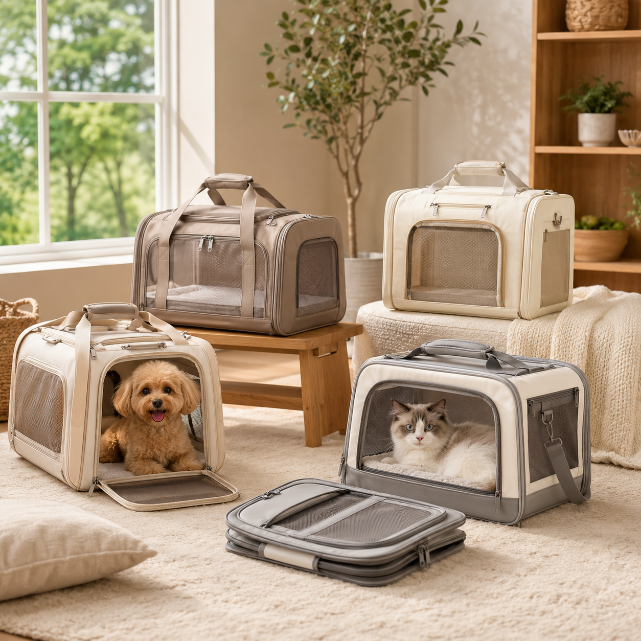 Foldable Pet Carriers