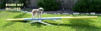 Adjustable Teeter Base Seesaw Base - Dog Agility Equipment- Board NOT Included!