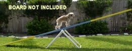 Adjustable Teeter Base Seesaw Base - Dog Agility Equipment- Board NOT Included!