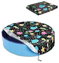 Foldable Round Dog Swimming Pool Cover, for 32 "/63“/48” Collapsible Outdoor Tub, PVC Coating Waterproof and UV Protection, Leakproof Washable Kiddie Pet Small Paddling Bath Accessories