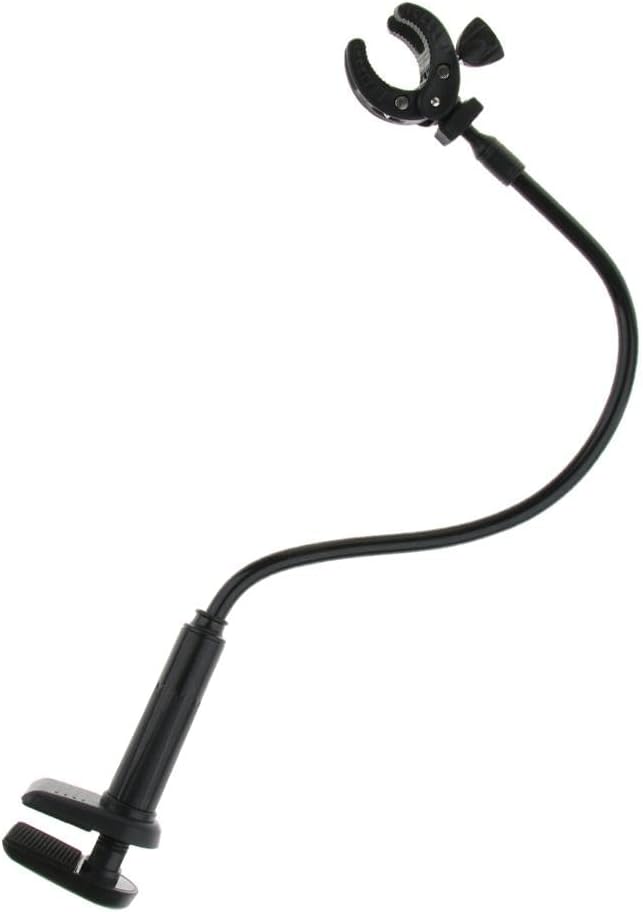 Baoblaze Grooming Table Hair Dryer Stand Holder Hands- Third Arm Adjustable, Black, as described