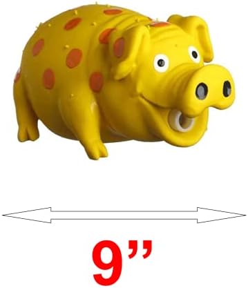 Multipet Latex Grunting Toy Bundle Color:Globken Chiken/Goblet Pig/Origami Pig