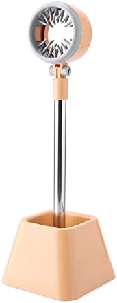 Hair Dryer Stand, Hands Free 180 Degree Rotation Foldable Hair Dryer Holder Stand, Floor Stand Blow Hair Dryer Holder for Bathroom, Vanity, Makeup Room, for Pets and Women(Beige with Carton Packaging)