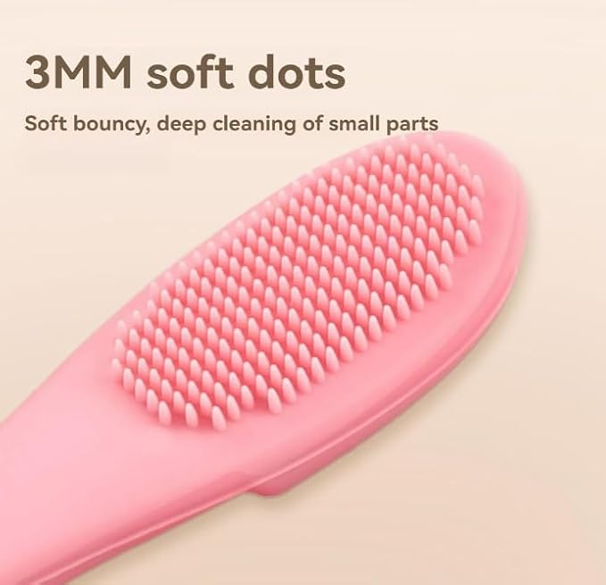 Silicone Scrubber for Cats Chin Cleaner,Cat Finger Toothbrush,Cat Chin Scrubber Pet Toothbrush, Cat Chin Brush for Pet Dental Care,Finger Brushes Suitable for Puppies and Cats (B-2pcs)