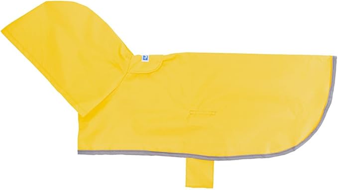 RC Pets Packable Rain Poncho | Lightweight Waterproof Dog Raincoat | Portable & Adjustable Fit | Size XS, Sunshine