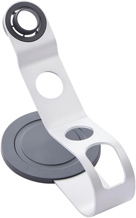 Lomani Hair Dryer Storage Rack for Dyson Hair Dryer Holder for Upgraded Stand Stores 5 Attachments HD03.08.12.15.16.19-Silver