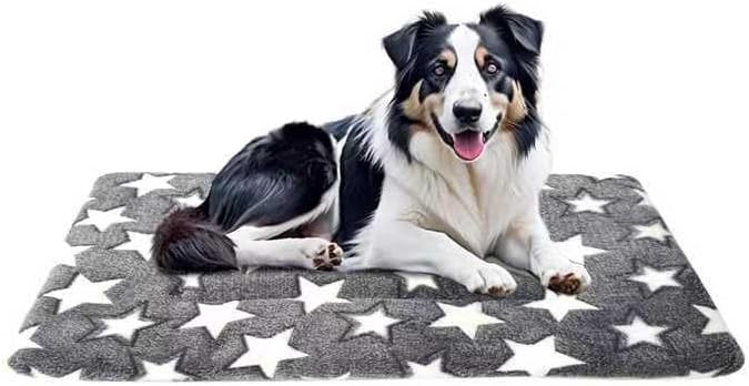 Dog Bed mat Pet mat Dog Box mat Machine Washable Grey (26x20x1.5in)
