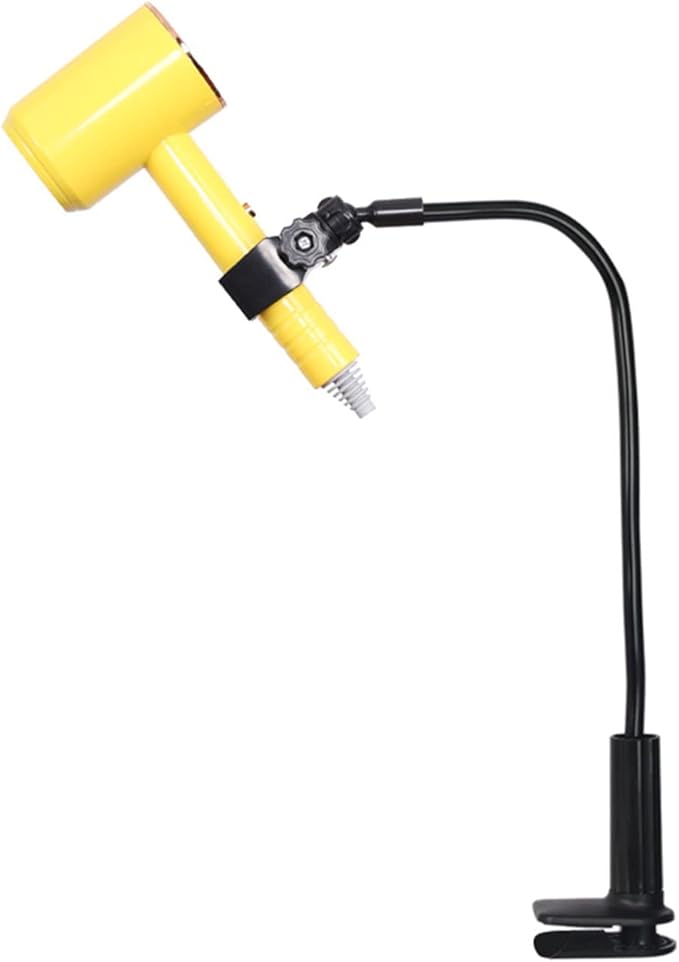 hejhncii Dog Grooming Table Hair Dryer Arm Clamp Blow Dryer Stand Holder With 360Degree Neck Hands-free Pet Grooming Accessories Pet Hair Dryer Holder Hands-free