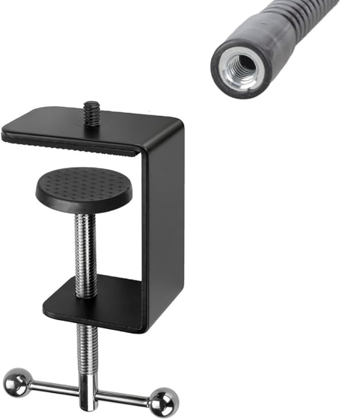 Hair Dryer Stand Hands Free, Rotatable Hair Dryer Holder, Adjustable Lazy Hair Dryer Hands Free Stand with 360° Rotatable Clamp for Pet Dogs Cats Grooming - 20" (8in)