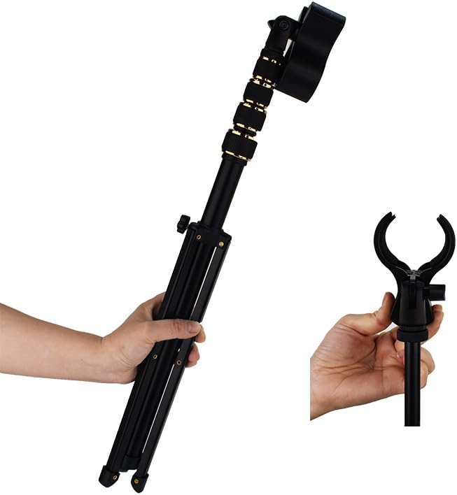 Hair Dryer Holder,Hands-Free Below Dryer Stand with Adjustable 23-77 Inch,Heavy Duty Hair Styler Stand For Children,The Elderly,Frozen Shoulder,Pets,Universal Clips For 99% Hair Dryer with Free Phone Holder