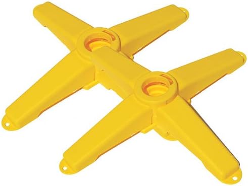 J&J Dog Supplies Agility Pedestal Jump (Yellow, 1.25")