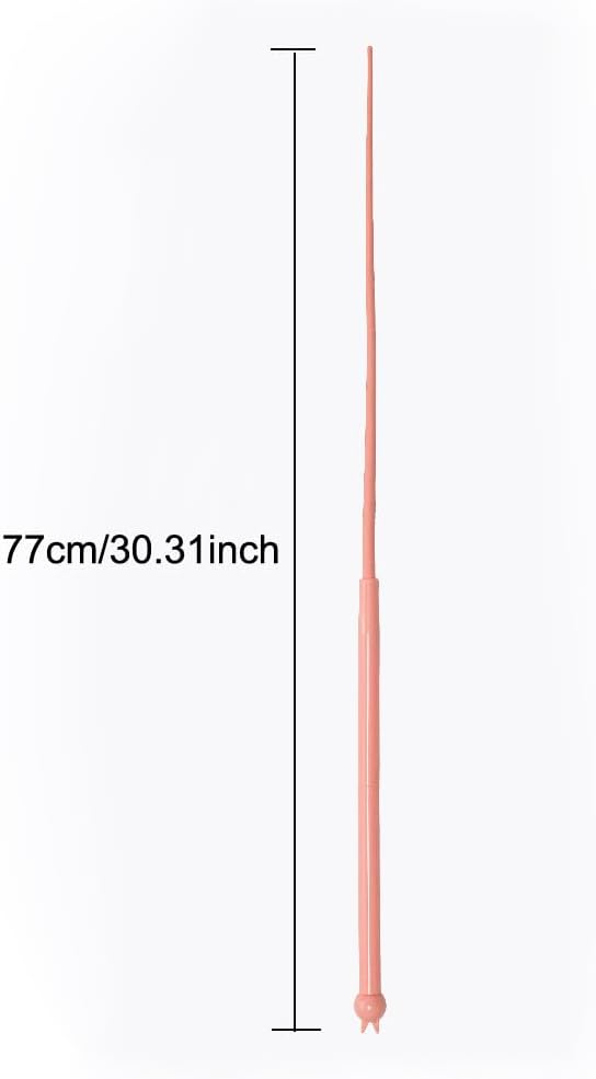 Interactive Cat Wand Toys Silicone Mice Tail Simulated Mouse Hunting Cat Toy Snake Cat Teaser Wand Stick for Indoor Cats Kitty Kitten Stress Relief Chasing Exercise with Additional Mouse Tails