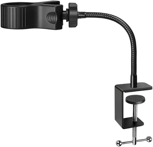 Hair Dryer Stand Hands Free, Rotatable Hair Dryer Holder, Adjustable Lazy Hair Dryer Hands Free Stand with 360° Rotatable Clamp for Pet Dogs Cats Grooming - 20" (8in)