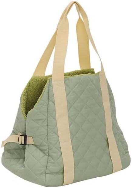 2-in-1 Convertible Pet Carrier & Dog Bed, Soft-Sided Portable Travel Tote with Safety Tether, Expandable Cat Carrier for Small Dogs & Cats, Pet Sling,Soft Plush Inner Lining, Travel, Shopping