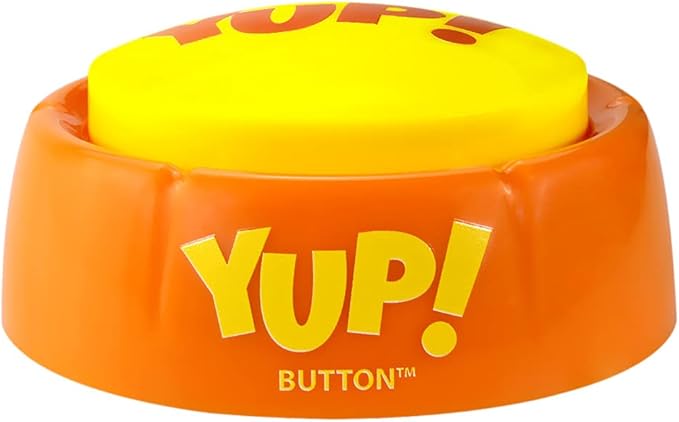 Talkie Toys Products Yup Button -Funny Talking Button Plays 10 Hilarious Yup Sayings